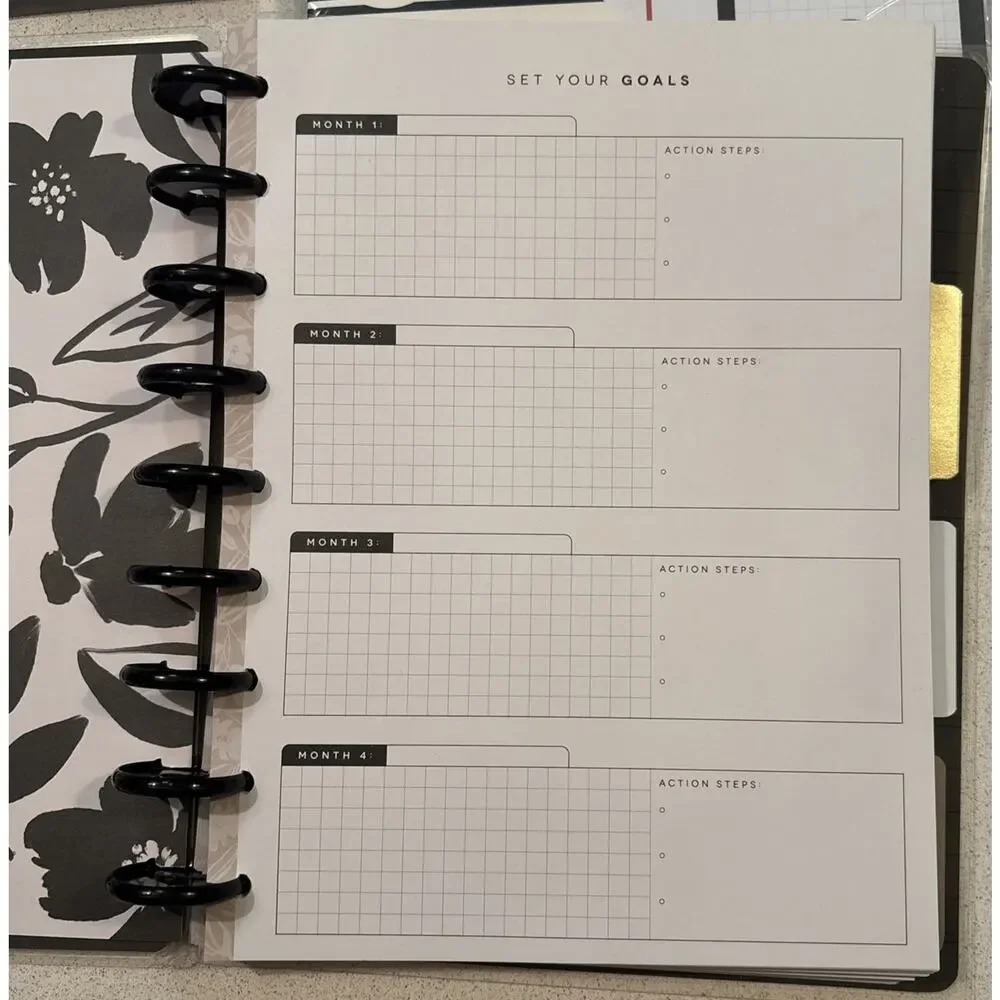The Happy Planner Debt Payoff Budget Bundle Notebook Classic Paper Block Pad
